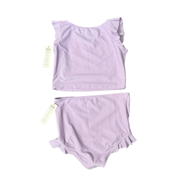 Honey Mark Light Purple Two Piece bathing Suit Size 9/10 - Picture 2 of 6